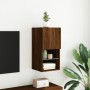 TV-Möbel mit LED-Leuchten braune Eiche 30,5x30x60 cm von , TV-Möbel - Ref: Foro24-836999, Preis: 38,61 €, Rabatt: %