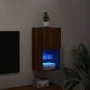 Mueble para TV con luces LED roble marrón 30,5x30x60 cm de , Muebles TV - Ref: Foro24-836999, Precio: 38,10 €, Descuento: %