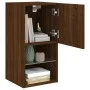 Mueble para TV con luces LED roble marrón 30,5x30x60 cm de , Muebles TV - Ref: Foro24-836999, Precio: 38,10 €, Descuento: %