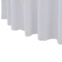 Elastic table covers 2 pcs with skirt 180x74 cm white by vidaXL, Covers - Ref: Foro24-133583, Price: 45,25 €, Discount: %
