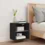 Wall-mounted bedside table with black LED lights by , TV Furniture - Ref: Foro24-837066, Price: 37,46 €, Discount: %
