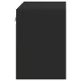 Wall-mounted bedside table with black LED lights by , TV Furniture - Ref: Foro24-837066, Price: 37,46 €, Discount: %