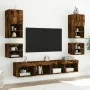 Wandmontierter Nachttisch mit LED-Leuchten Räuchereiche von , TV-Möbel - Ref: Foro24-837121, Preis: 27,88 €, Rabatt: %