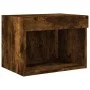 Wandmontierter Nachttisch mit LED-Leuchten Räuchereiche von , TV-Möbel - Ref: Foro24-837121, Preis: 27,88 €, Rabatt: %