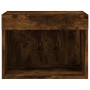 Wandmontierter Nachttisch mit LED-Leuchten Räuchereiche von , TV-Möbel - Ref: Foro24-837121, Preis: 28,62 €, Rabatt: %