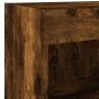 Wandmontierter Nachttisch mit LED-Leuchten Räuchereiche von , TV-Möbel - Ref: Foro24-837121, Preis: 27,88 €, Rabatt: %