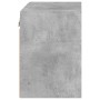 Wandmontierter Nachttisch mit betongrauen LED-Leuchten von , TV-Möbel - Ref: Foro24-837070, Preis: 29,66 €, Rabatt: %