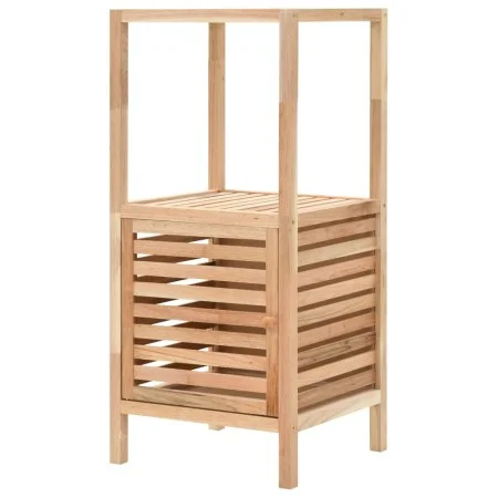 Mueble de almacenaje baño madera maciza nogal 39,5x35,5x86 cm de vidaXL, Taquillas y armarios de almacenamiento - Ref: Foro24...