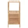 Mueble de almacenaje baño madera maciza nogal 39,5x35,5x86 cm de vidaXL, Taquillas y armarios de almacenamiento - Ref: Foro24...