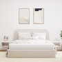 Mesitas de noche de pared con luces LED 2 unidades blanco de , Muebles TV - Ref: Foro24-837114, Precio: 44,72 €, Descuento: %
