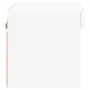 Wall-mounted bedside tables with LED lights 2 units white by , TV Furniture - Ref: Foro24-837114, Price: 43,35 €, Discount: %