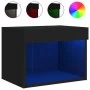 Wandnachttische mit LED-Leuchten 2 Einheiten schwarz von , TV-Möbel - Ref: Foro24-837116, Preis: 44,72 €, Rabatt: %