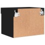 Wandnachttische mit LED-Leuchten 2 Einheiten schwarz von , TV-Möbel - Ref: Foro24-837116, Preis: 45,88 €, Rabatt: %