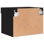 Wandnachttische mit LED-Leuchten 2 Einheiten schwarz von , TV-Möbel - Ref: Foro24-837116, Preis: 44,72 €, Rabatt: %