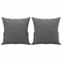 2-seater sofa with dark gray fabric cushions, 140 cm by , Sofas - Ref: Foro24-3200910, Price: 225,04 €, Discount: %