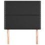 Kopfteile 2 Einheiten aus schwarzem Kunstleder 100x5x78/88 cm von , Kopf- und Fußteile - Ref: Foro24-3116276, Preis: 49,86 €,...