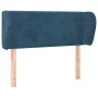 Cabecero de terciopelo azul oscuro 93x23x78/88 cm de , Cabeceros y pies de cama - Ref: Foro24-3117044, Precio: 54,34 €, Descu...