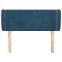 Dunkelblaues Samtkopfteil 93x23x78/88 cm von , Kopf- und Fußteile - Ref: Foro24-3117044, Preis: 54,34 €, Rabatt: %