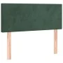 Cama box spring con colchón terciopelo verde oscuro 90x190 cm de , Camas y somieres - Ref: Foro24-3130814, Precio: 303,76 €, ...