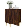 Nachttische 2 Stück Beine aus geräucherter Eiche 40x30x50 cm von vidaXL, Nachttische - Ref: Foro24-813111, Preis: 53,09 €, Ra...