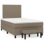 Cama box spring con colchón tela gris taupe 120x200 cm de , Camas y somieres - Ref: Foro24-3136505, Precio: 414,00 €, Descuen...