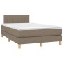 Boxspringbett mit taupegrauer Stoffmatratze 120x200 cm von , Betten und Lattenroste - Ref: Foro24-3140765, Preis: 359,95 €, R...
