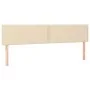 Box spring bed with cream fabric mattress 200x200 cm by , Beds and slatted bases - Ref: Foro24-3126194, Price: 563,68 €, Disc...