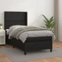 Cama box spring con colchón cuero sintético negro 100x200 cm de , Camas y somieres - Ref: Foro24-3132423, Precio: 343,23 €, D...