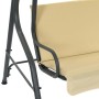 Cream white garden swing swing 170x110x153 cm by vidaXL, Garden rockers - Ref: Foro24-45350, Price: 158,04 €, Discount: %