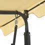 Cream white garden swing swing 170x110x153 cm by vidaXL, Garden rockers - Ref: Foro24-45350, Price: 158,04 €, Discount: %