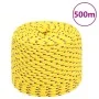 Cuerda de barco polipropileno amarillo 10 mm 500 m de , Sogas y cuerdas metálicas - Ref: Foro24-152616, Precio: 147,06 €, Des...