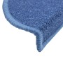Alfombrillas para escaleras 10 unidades 56x17x3 cm Azul Semicircular en Alfombrillas para escalones | Comprar online en Foro24