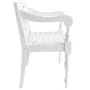 Batavia Stühle 2 Einheiten aus massivem weißem Mahagoniholz von , Essstühle - Ref: Foro24-246963, Preis: 238,60 €, Rabatt: %