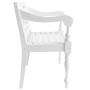 Sillas Batavia 2 unidades madera maciza de caoba blanco de , Sillas de comedor - Ref: Foro24-246963, Precio: 243,06 €, Descue...