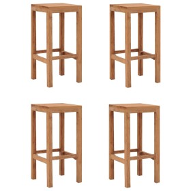 Küchenbarhocker 4 Einheiten aus massivem Teakholz von , Küchenhocker - Ref: Foro24-287233, Preis: 208,80 €, Rabatt: %