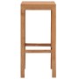 Küchenbarhocker 4 Einheiten aus massivem Teakholz von , Küchenhocker - Ref: Foro24-287233, Preis: 208,80 €, Rabatt: %