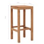 Küchenbarhocker 4 Einheiten aus massivem Teakholz von , Küchenhocker - Ref: Foro24-287233, Preis: 208,80 €, Rabatt: %