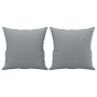 2-Sitzer-Sofa mit hellgrauen Stoffkissen 140 cm von , Sofas - Ref: Foro24-3200909, Preis: 234,33 €, Rabatt: %