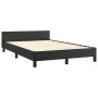Estructura de cama con cabecero cuero sintético negro 120x200cm de , Camas y somieres - Ref: Foro24-3125500, Precio: 166,87 €...
