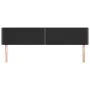Kopfteile 2 Einheiten aus schwarzem Kunstleder 100x5x78/88 cm von , Kopf- und Fußteile - Ref: Foro24-345992, Preis: 36,66 €, ...