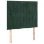 Box spring bed with mattress and LED dark green velvet 90x190 cm by , Beds and slatted bases - Ref: Foro24-3136218, Price: 31...