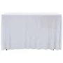Elastische Tischdecken 2 Stück mit Schürze 183x76x74 cm weiß von vidaXL, Abdeckungen - Ref: Foro24-133585, Preis: 32,11 €, Ra...