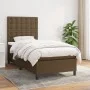 Boxspringbett mit dunkelbrauner Stoffmatratze 90x190 cm von , Betten und Lattenroste - Ref: Foro24-3142060, Preis: 329,27 €, ...