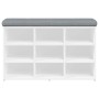 Banco zapatero madera de ingeniería blanco 82x32x50 cm by , Benches for halls and storage - Ref: Foro24-835103, Price: 64,28 ...