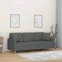 3-seater sofa with dark gray fabric cushions 180 cm by , Sofas - Ref: Foro24-3200918, Price: 297,68 €, Discount: %