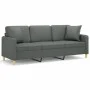 3-seater sofa with dark gray fabric cushions 180 cm by , Sofas - Ref: Foro24-3200918, Price: 273,39 €, Discount: %