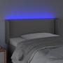 Headboard with LED gray synthetic leather 83x16x78/88 cm by , Headboards and footboards - Ref: Foro24-3123172, Price: 45,50 €...