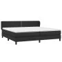 Box spring bed with black synthetic leather mattress 200x200 cm by , Beds and slatted bases - Ref: Foro24-3127271, Price: 556...