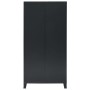 Armario metálico de estilo industrial 90x40x180 cm negro de vidaXL, Armarios roperos - Ref: Foro24-245961, Precio: 492,68 €, ...