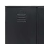 Armario metálico de estilo industrial 90x40x180 cm negro de vidaXL, Armarios roperos - Ref: Foro24-245961, Precio: 492,68 €, ...